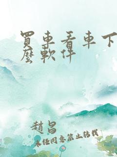 买车看车下载什么软件