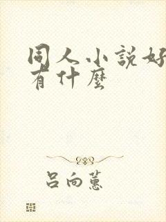 同人小说好看的有什么