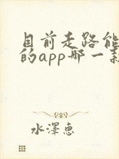 目前走路能赚钱的app哪一款最好