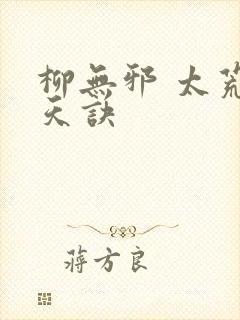 柳无邪 太荒吞天诀