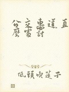 公交车道直行怎么处罚