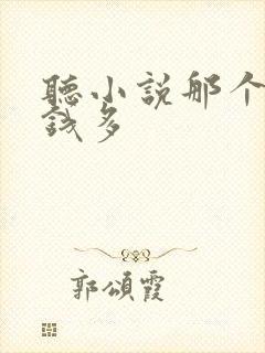 听小说那个能赚钱多