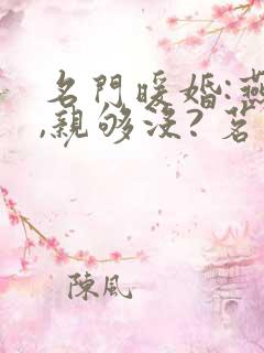 名门暖婚:燕少,亲够没? 茗舒