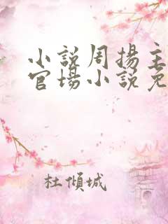 小说周扬主角的官场小说免费阅读