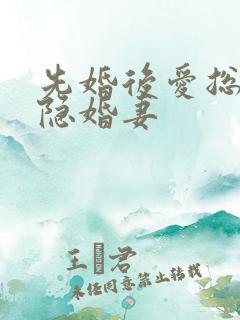 先婚后爱总裁的隐婚妻