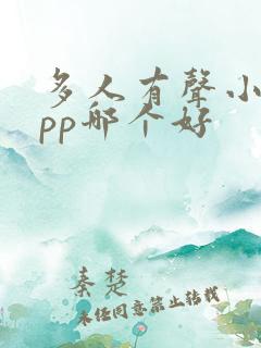 多人有声小说app哪个好