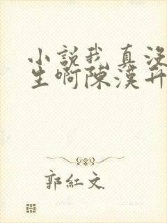 小说我真没想重生啊陈汉升全文阅读