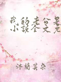 我的老公是大佬小说全文免费阅读
