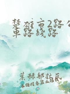 楚雄市2路公交车路线路