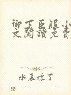 御下臣服小说全文阅读免费无弹窗