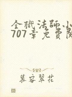 全职法师小说1707章免费阅读