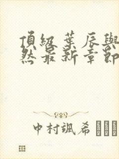 顶级叶辰与萧初然最新章节