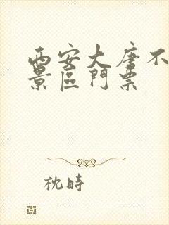 西安大唐不夜城景区门票