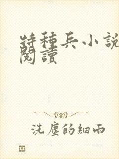 特种兵小说免费阅读