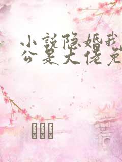 小说隐婚我的老公是大佬免费阅读