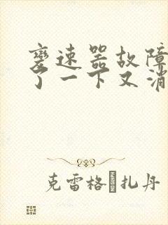 变速器故障灯亮了一下又消失