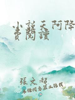 小说天阿降临免费阅读