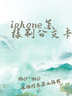 iphone怎样刷公交卡