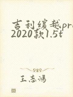 吉利缤越pro2020款1.5t