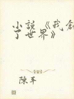 小说 《我创造了世界》