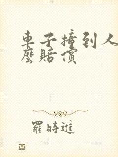 车子撞到人了怎么赔偿
