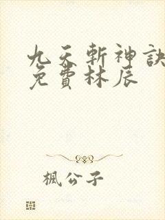 九天斩神诀小说免费林辰 九天斩神诀小说免费林辰