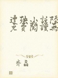 遭殃小说陆栖庭免费阅读无弹窗