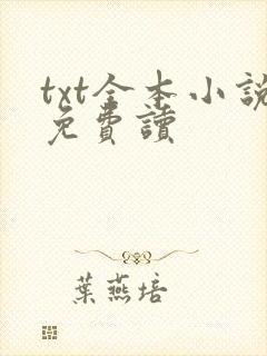 txt全本小说免费读 txt全本小说免费读