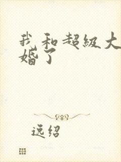 我和超级大佬隐婚了