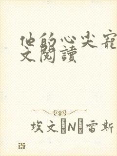 他的心尖宠 全文阅读