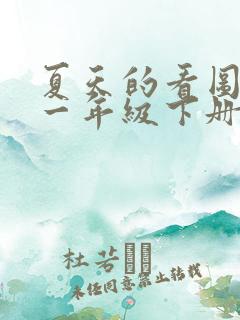 夏天的看图写话一年级下册