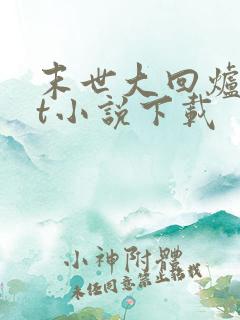 末世大回炉txt小说下载