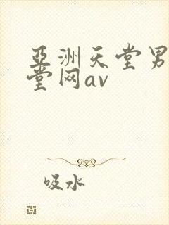 亚洲天堂男人天堂网av