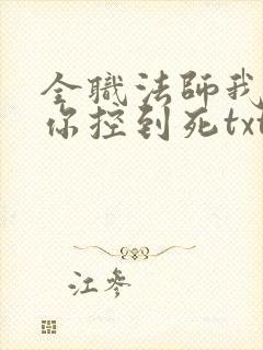 全职法师我能把你控到死txt