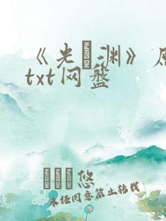《光·渊》原著txt网盘