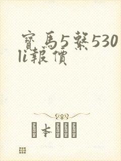 宝马5系530li报价