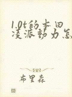 1.0t的本田凌派动力怎么样
