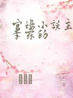 官场小说主角叫李霖的