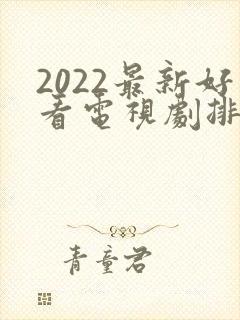 2022最新好看电视剧排行榜前十名