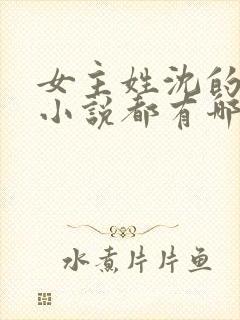 女主姓沈的古代小说都有哪些 女主姓沈的古代小说都有哪些