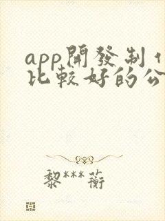 app开发制作比较好的公司 app开发制作比较好的公司
