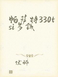 帕萨特330tsi多钱