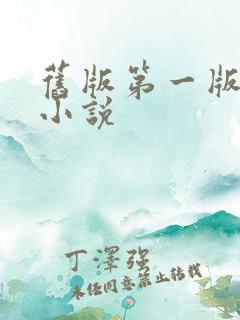旧版第一版主网小说