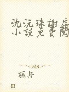 沈沅珠谢序川的小说免费阅读全文 沈沅珠谢序川的小说免费阅读全文