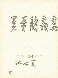 男友的哥哥小说免费阅读无弹窗
