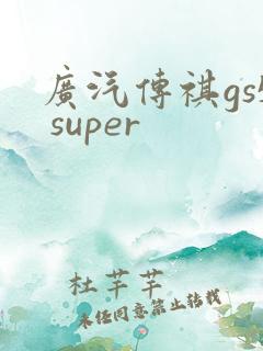 广汽传祺gs5 super