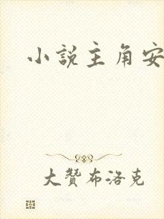 小说主角安江