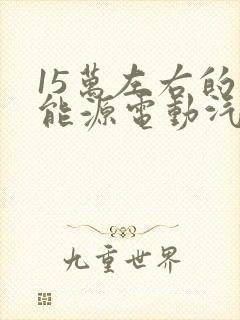 15万左右的新能源电动汽车哪个好