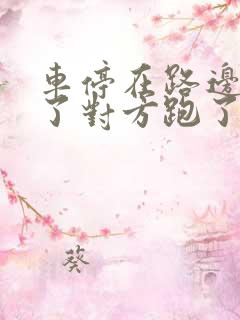 车停在路边被撞了对方跑了怎么办