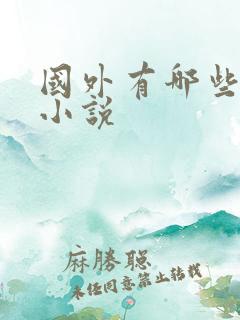 国外有哪些著名小说